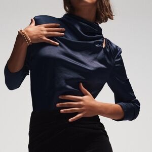 Zara Limited edition Cutout Blouse